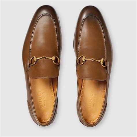 gucci brown jordaan loafer|Jordaan leather loafers in brown .